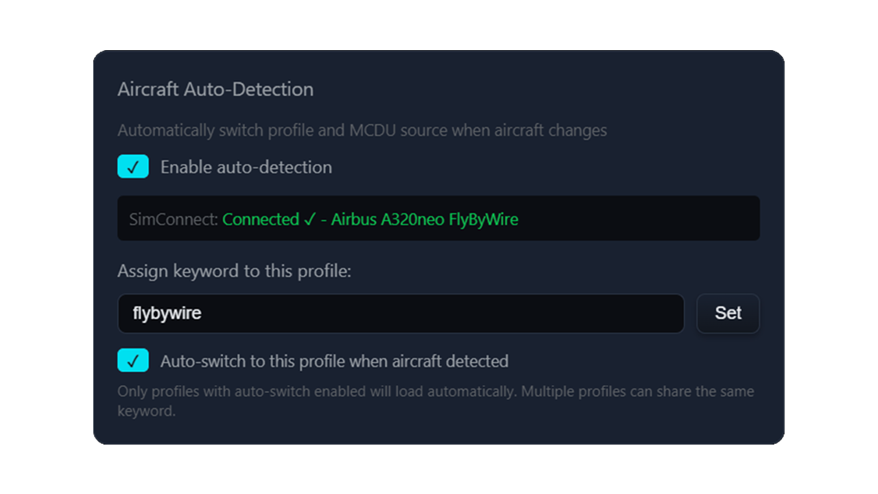 Auto-Detection Feature